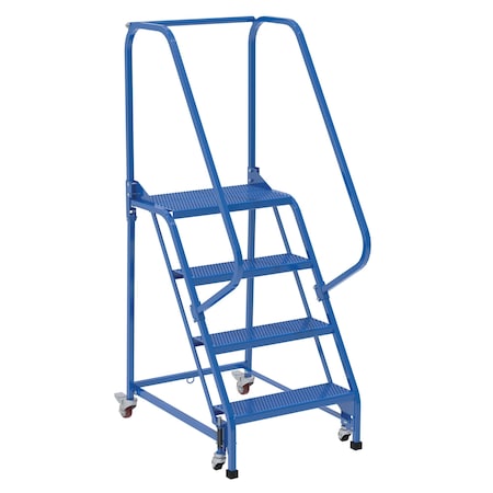 Vestil 70 H Steel PW Ladder, Perforated, 4 Step, 4 Steps LAD-PW-26-4-P